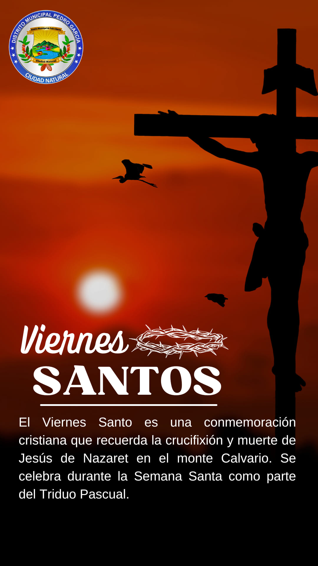 Viernes Santos, reencuentro espiritual contigo mismo, prudencia y respeto ante todo en este y todos los días. #ss2024