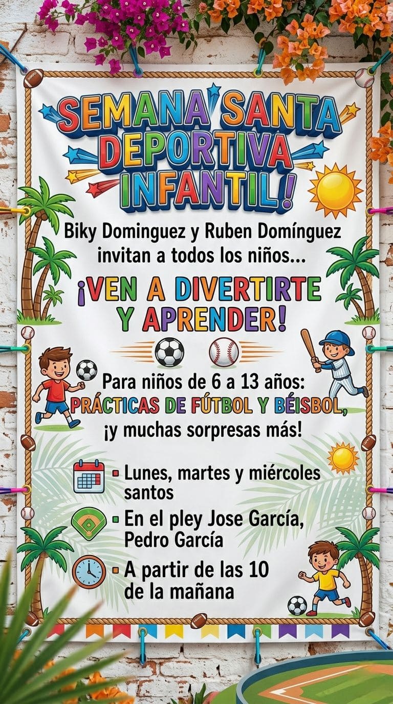 Semana Santa deportiva infantil