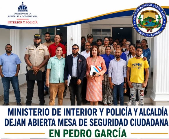 Ministerio de Interior y Policía y Alcaldía dejan abierta Mesa de Seguridad Ciudadana
